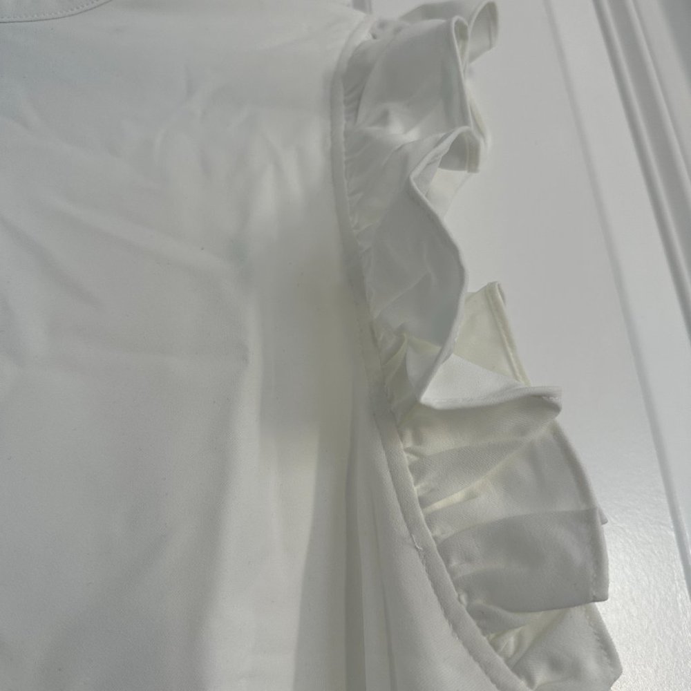 TCEC White Ruffled Dress - Picture 2 of 3